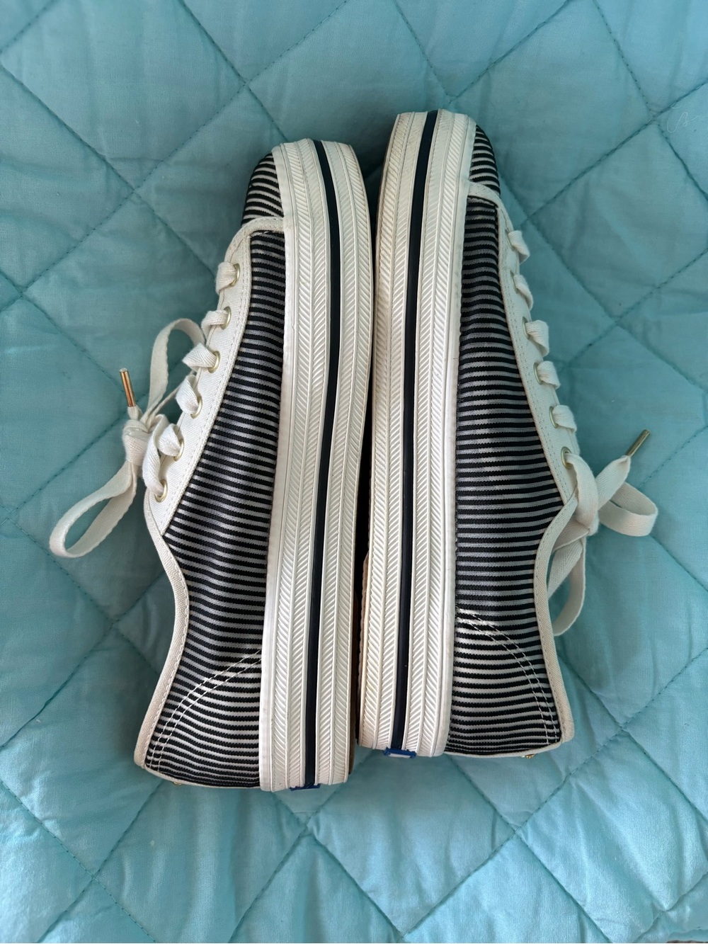 ♠️ Cute Black and White Sneakers by Keds X Kate Spade - Picture 8 of 8